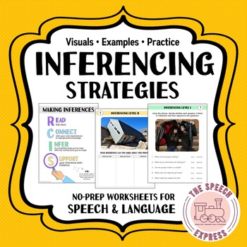 Preview of Inferencing Strategies and Leveled Practice for Speech and Language Therapy