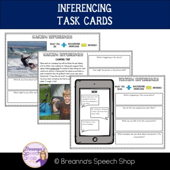 Preview of Inferencing Task Cards