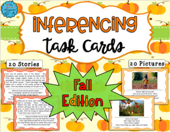 Preview of Inferencing Task Cards: Fall Edition