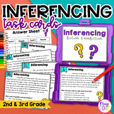 Inferencing Task Cards Making Inferences 2nd 3rd Grade Rea