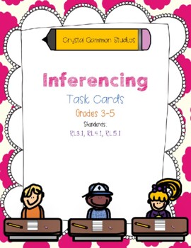 Preview of Inferencing Task Cards for Grades 3-5