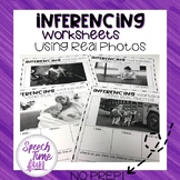 Inferencing Worksheets Using Real Photos (no prep)