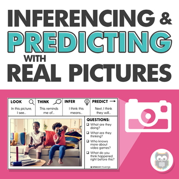 Preview of Inferencing and Predicting Using Real Pictures | Speech Language Therapy