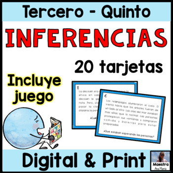 Preview of Inferencing in Spanish Inferencias - Readings in Spanish Lecturas Digital Print
