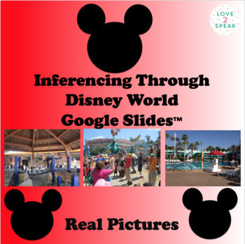 Preview of Inferencing through Disney Google Slides™ 