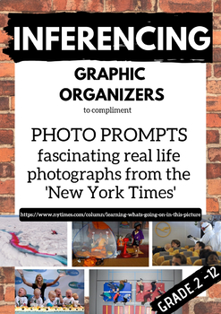 Preview of Inferencing with Fascinating Photo Prompts - Graphic Organizers