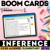 Inferencing with Text Evidence Task Cards | Digital Boom Cards