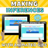Inferencing | with animated GIFs | Digital task cards 