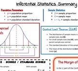 Inferential Statistics Summary