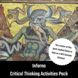 Inferno by Dante: Critical Thinking Activities Pack