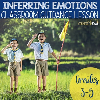 Preview of Inferring Emotions Classroom Guidance Lesson Digital Activity School Counseling