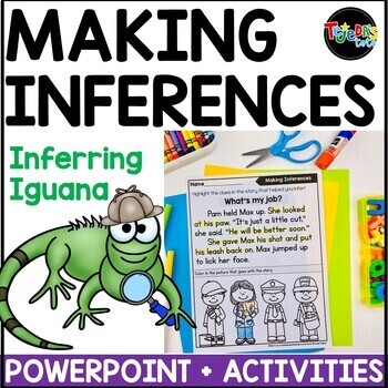 Preview of Making Inferences PowerPoint and Practice Activities Reading Comprehension Skill