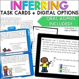 Inferring Task Cards Print and Digital with Audio Support 