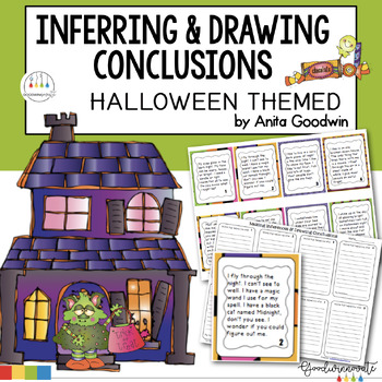 Preview of Inferring and Drawing Conclusions Halloween Riddles