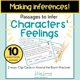 Inferring character's feelings activties