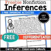 Free Making Inferences Martin Luther King, Jr. Passage Reading Comprehension