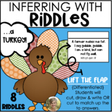 Thanksgiving Riddles Lift the Flap Make Inferences Kinderg
