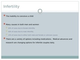 Infertility Options (Fertility Treatments)