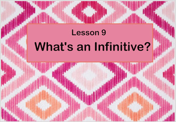 Preview of Infinitives Flipchart with Bonus Lesson:  Imperative Sentences