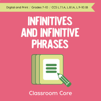 Preview of Infinitives and Infinitive Phrases