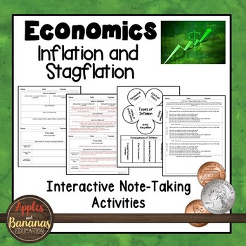 Preview of Inflation and Stagflation - Interactive Note-taking Activities