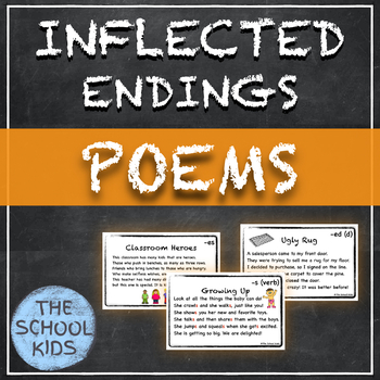 Preview of Decodable Poems Passages for Inflectional Endings Science of Reading