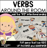 Inflectional Ending ING - Read the Room Game for Verbs Kin
