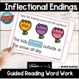 Inflectional Endings BOOM Cards Distance Learning