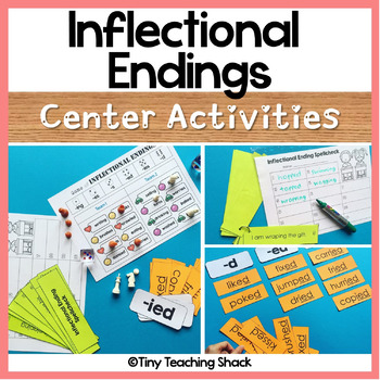 Preview of Inflectional Endings Center Activities