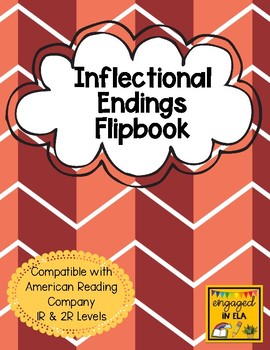 Preview of Inflectional Endings Flipbook - Grammar, ELA, ARC level 1R & 2R