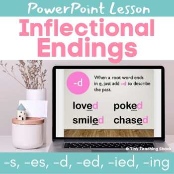 Preview of Inflectional Endings Interactive PowerPoint Lesson