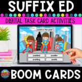 Inflectional Endings With Suffix -ed Boom Cards | Literacy