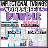 Inflectional Endings Worksheets BUNDLE