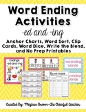 Inflectional Endings ( -ed and -ing) Activities