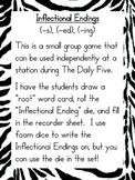 Inflectional Endings (-s, -ed, -ing) Game