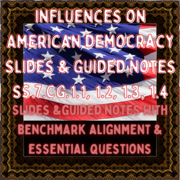 Preview of Influences on American Democracy Slides & Guided Notes Bundle