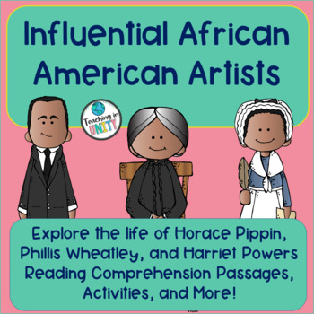 Preview of Influential African American Artists Reading Comprehension Activities Bundle