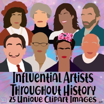 Preview of Influential Artists Throughout History Clip Art Set