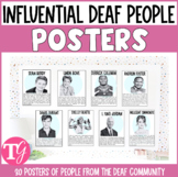 Influential Deaf People Posters - Deaf History Month