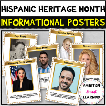 Preview of Influential Hispanic and Latinx Posters | Hispanic Heritage Month Bulletin Board