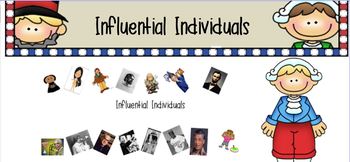 Preview of Influential Individuals History VA SOL 1.2 , 1.3, and 2.4
