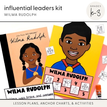 Preview of Influential Leaders Kit: Wilma Rudolph (Black History, Women's History)