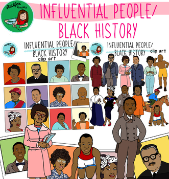 Preview of Influential People-Black History clip art 1