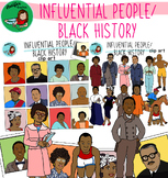 Influential People-Black History clip art 1