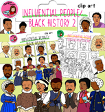 Influential People-Black History clip art set 2