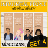 Influential People Bookmarks - Musicians