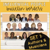 Influential People Bulletin Board Border | Set 1 (Authors 
