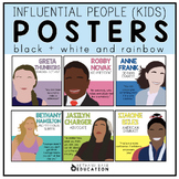 Influential People Posters | Kids Who Changed the World | 
