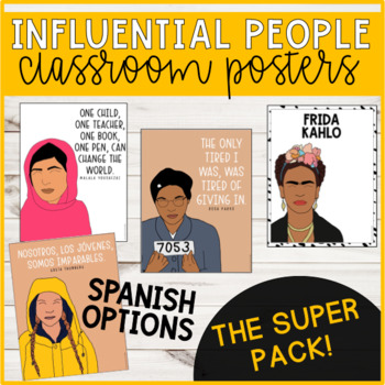 Preview of Influential People Posters | THE SUPER PACK!