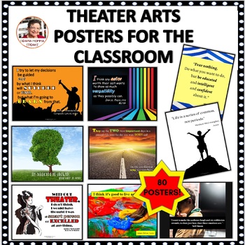 Preview of Bulletin Board Posters And Arts Quotes Famous People Theatre Drama Celebrities